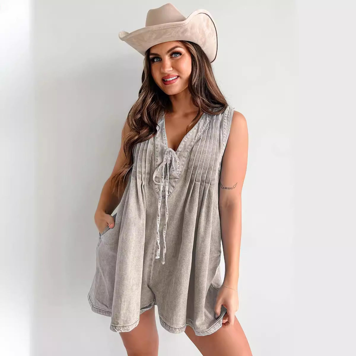 Combinaison Courte Bohème Chic – Spécial Été