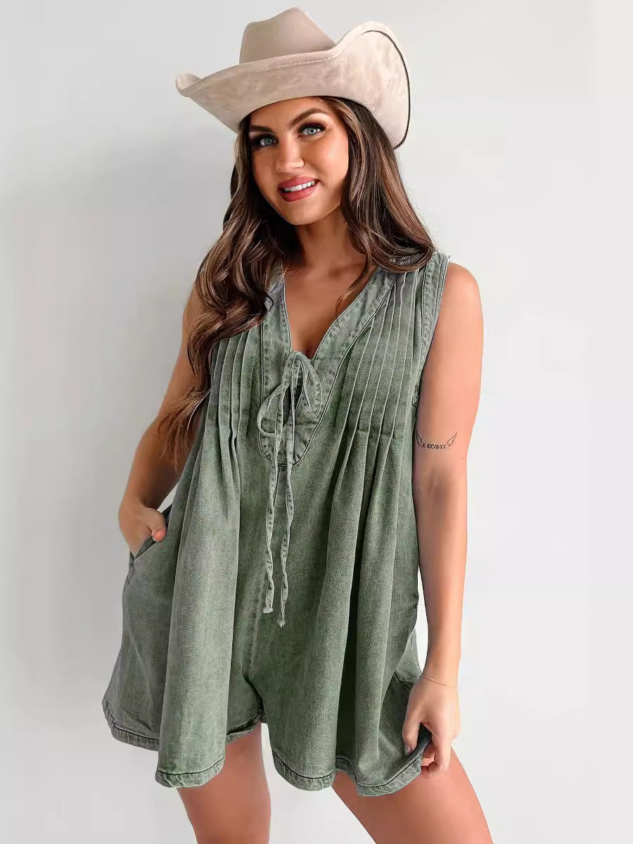 Combinaison Courte Bohème Chic – Spécial Été