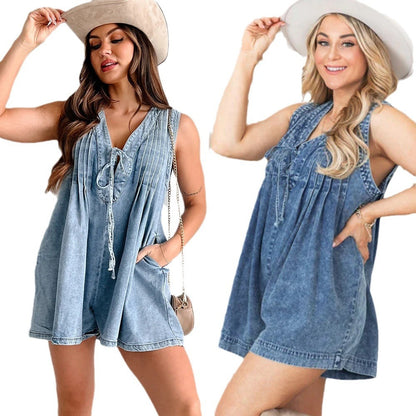 Combinaison Courte Bohème Chic – Spécial Été