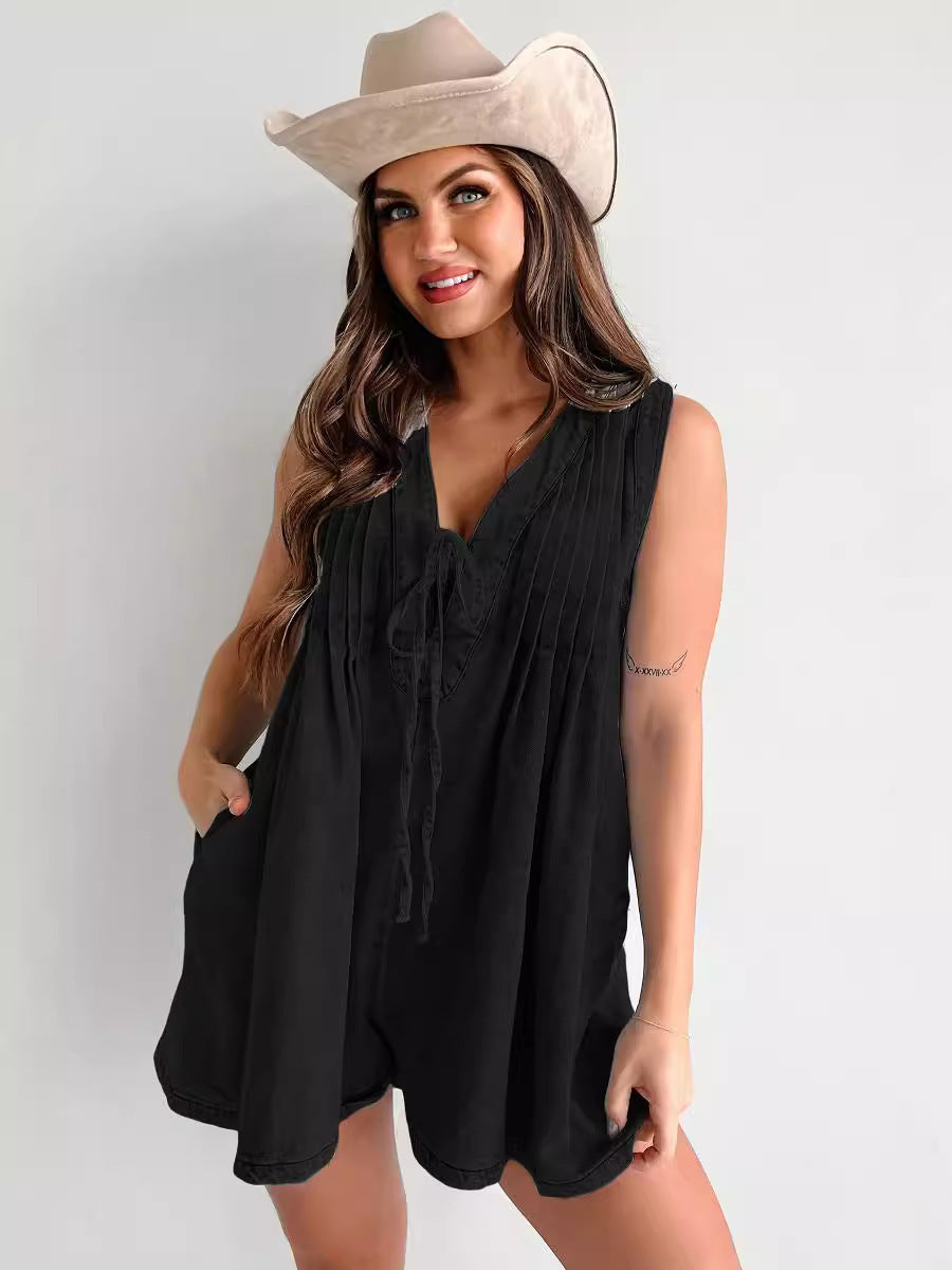 Combinaison Courte Bohème Chic – Spécial Été